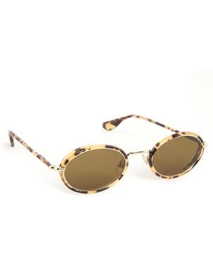 Krewe Kate Sunglasses, 50Mm - Metallic