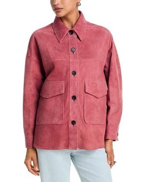 Arma Kaylee Suede Jacket - Red