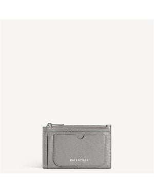 Balenciaga Superbusy Long Coin And Card Holder - White