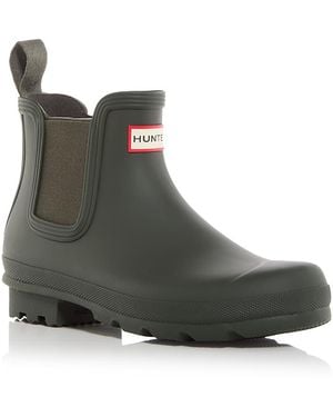 HUNTER Original Chelsea Boots - Green