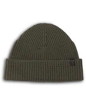 AllSaints Merino Mix Beanie - Green