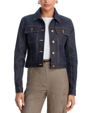 Thom Browne Shrunken Fit Japanese Selvedge Denim Jacket - Blue