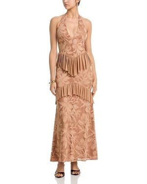 AFRM Athens Crochet Lace Maxi Dress - Multicolor