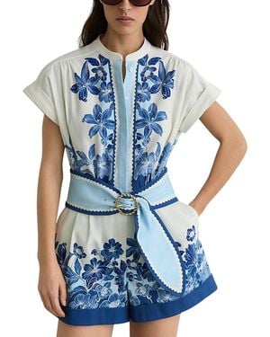 Reiss Soya Romper - Blue