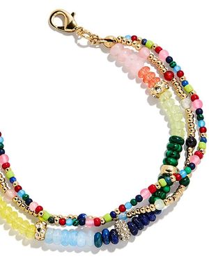 BaubleBar Rowan Semi Precious Stone Layered Bracelet - Blue