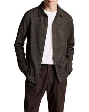 Vince Glen Plaid Button Up Shirt - Black