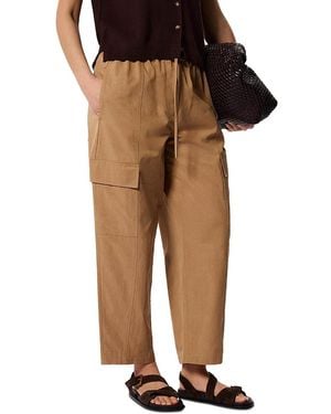 Whistles Utility Barrel Pants - Natural