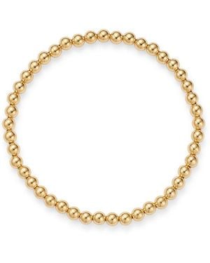 Zoe Lev 14K Beaded Stretch Bracelet - Metallic