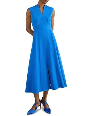 Hobbs Erin Cinched Waist Dress - Blue