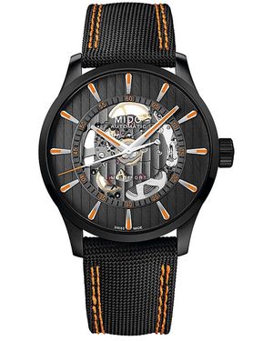 MIDO Multifort Skeleton Vertigo Watch, 42Mm - Black