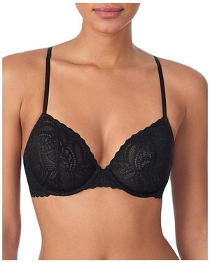 DKNY Deco Lace Unlined Bra - Black