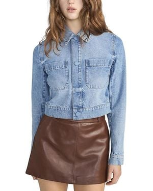 FRAME The Small Denim Jacket - Blue