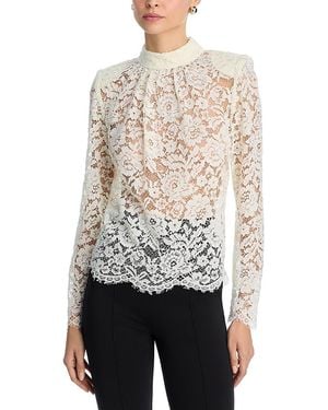 Wayf Dolly Lace Top - White