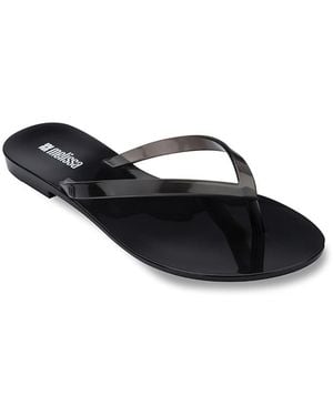 Melissa Harmonic Jelly Flip Flop Sandals - Black