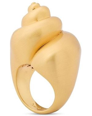 Kate Spade Beachside Shell Cocktail Ring - Metallic