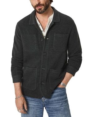 John Varvatos Edmunds Chenille Pocket Jacket - Black