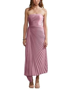 AMUR Everyn Pleated Gown - Purple