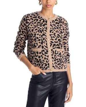 Aqua Leopard Cardigan - Black