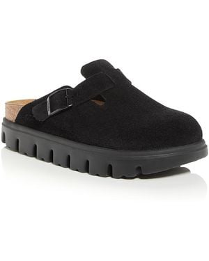 Birkenstock Boston Chunky Platform Clogs - Black