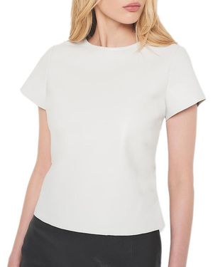 AS by DF Miller Upcycled Baby Tee - White