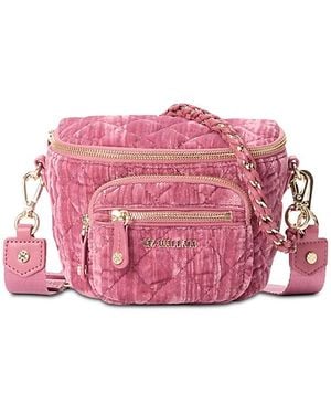 MZ Wallace Micro Crosby Sling Bag - Pink