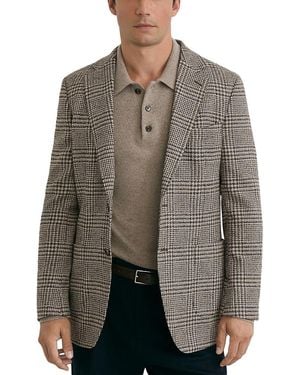 Reiss Tuscan Wool Blend Blazer - Brown