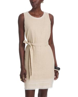 Tommy Bahama Two Palms Belted Shift Dress - Natural