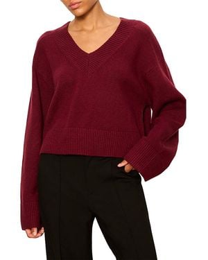 Sanctuary Vanna V Neck Sweater - Red