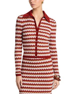 Ronny Kobo Gavin Knit Jacket - Red