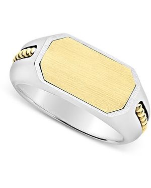 Lagos 18K & Sterling Anthem Octagon Ring - Metallic