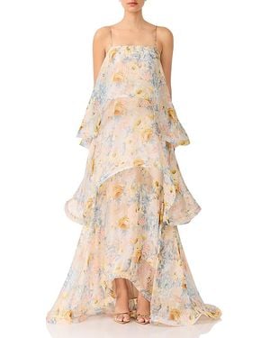Elliatt Armani Tiered Maxi Dress - Natural