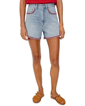 Rails Rancho Contrast Stitch Shorts - Blue