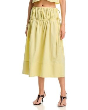 LIBEROWE Eve Side Tie Skirt - Yellow