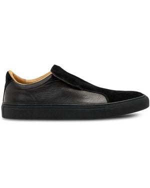 John Varvatos 315 Reed Laceless Low Top Sneaker - Black