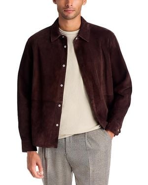 FRAME Suede Shirt - Purple