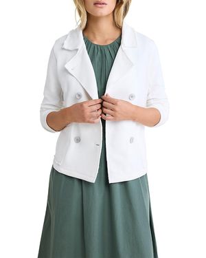 NIC+ZOE French Terry Daily Jacket - White