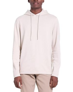 Theory Delroy Jacquard Pullover Hoodie - White