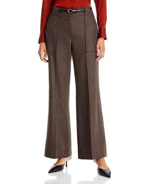 Tahari The Natalie High Rise Pants - Brown