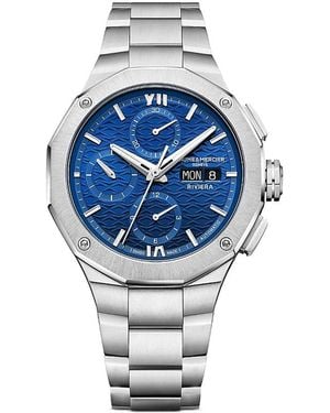 Baume & Mercier Riviera Automatic Chronograph Watch, 41Mm - Blue
