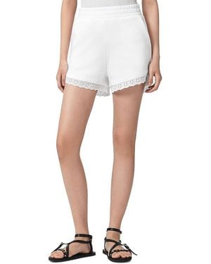 AllSaints Lele Lace Shorts - White