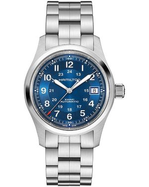 Hamilton Khaki Field Date Automatic Watch, 38Mm - Blue