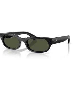 Ray-Ban Oval Sunglasses, 54Mm - Green