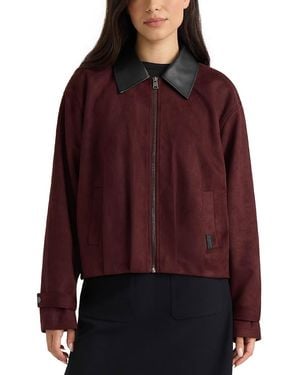 HUNTER Harrington Zip Front Jacket - Red