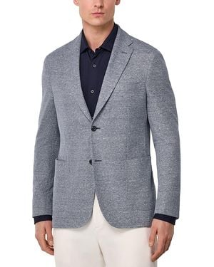 BOGGI Melange B Regular Fit Jacket - Blue