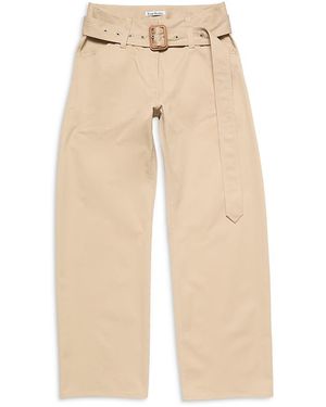 Acne Studios Belted Pants - Natural