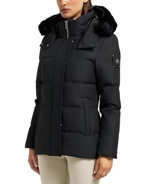 Moose Knuckles Cloud Puffer Down Coat - Black