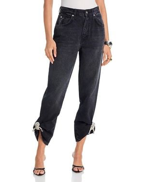 Area Crystal Knot Jeans - Blue