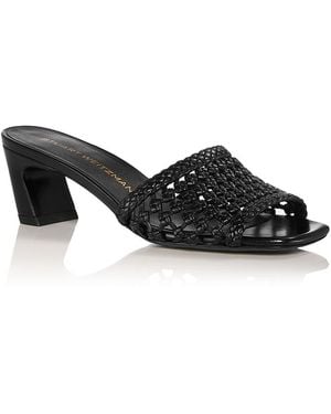 Stuart Weitzman Marina 50 Sandals - Black