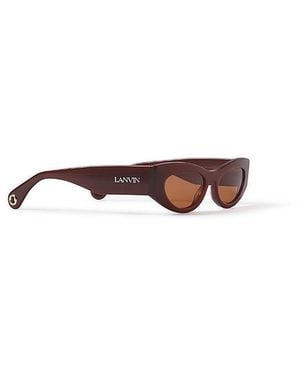 Lanvin Logo Sunglasses - White