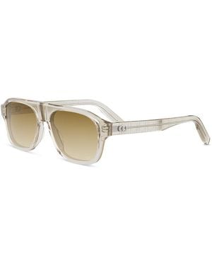 Dior Cd Icon Pilot Sunglasses, 55Mm - Natural